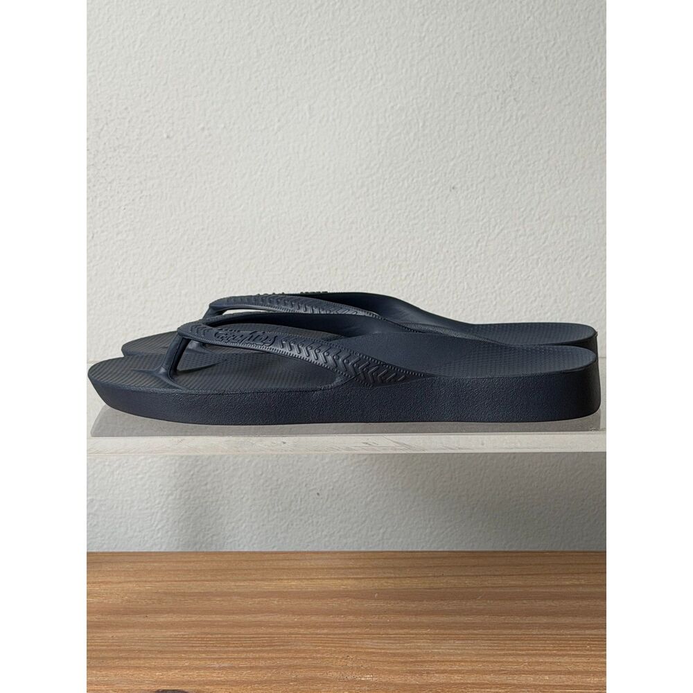 Size 6 Women's Archies, Arch Support Flip Flop ARCHFLIP-NAVY NWOT - Picture 5 of 6